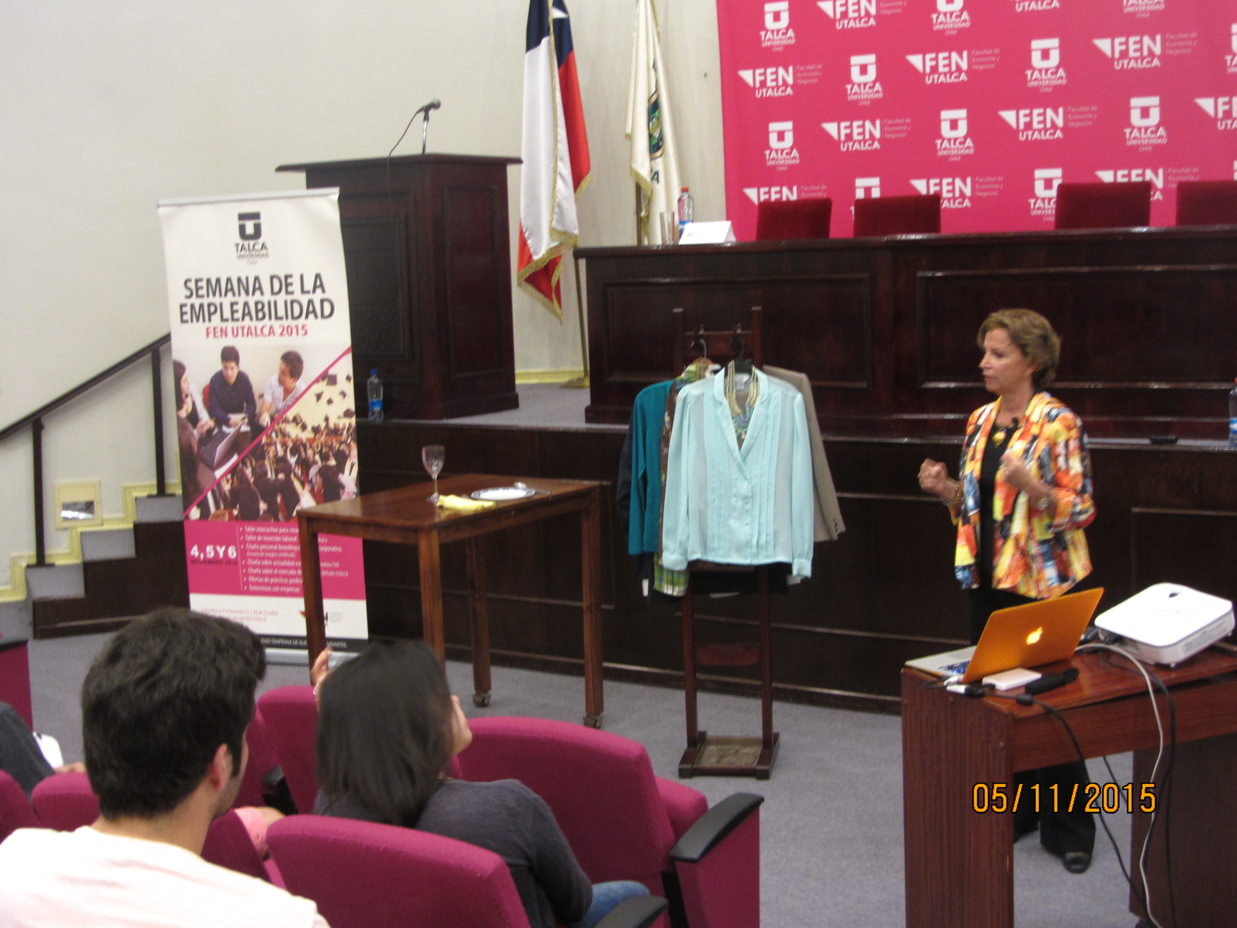 charla imagen profesional universidad de talca noviembre 2015