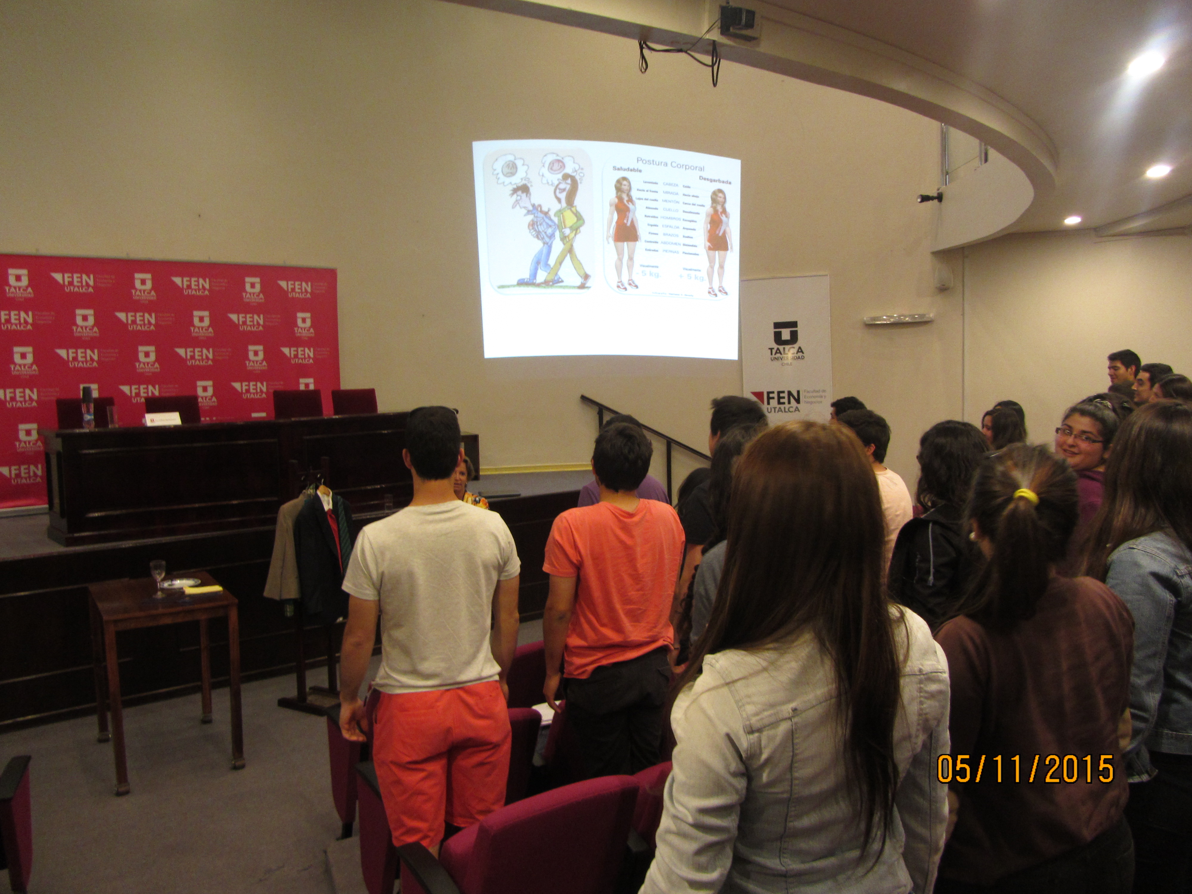 charla imagen profesional universidad de talca noviembre 2015