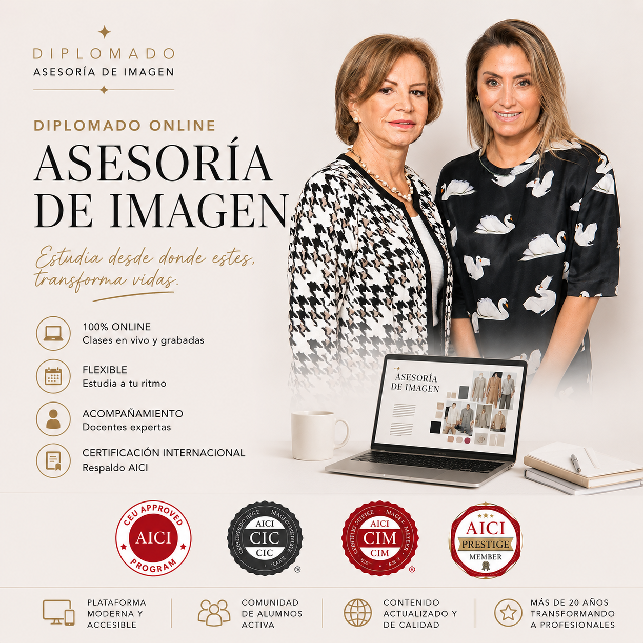 Diplomado Online en Asesoría de Imagen | Certificado por AICI